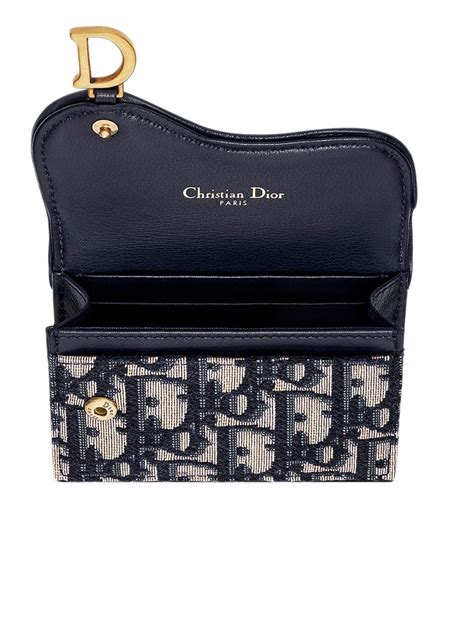 dior saddle flap card holder ราคา|รีวิว Dior Saddle Flap Card Holder .